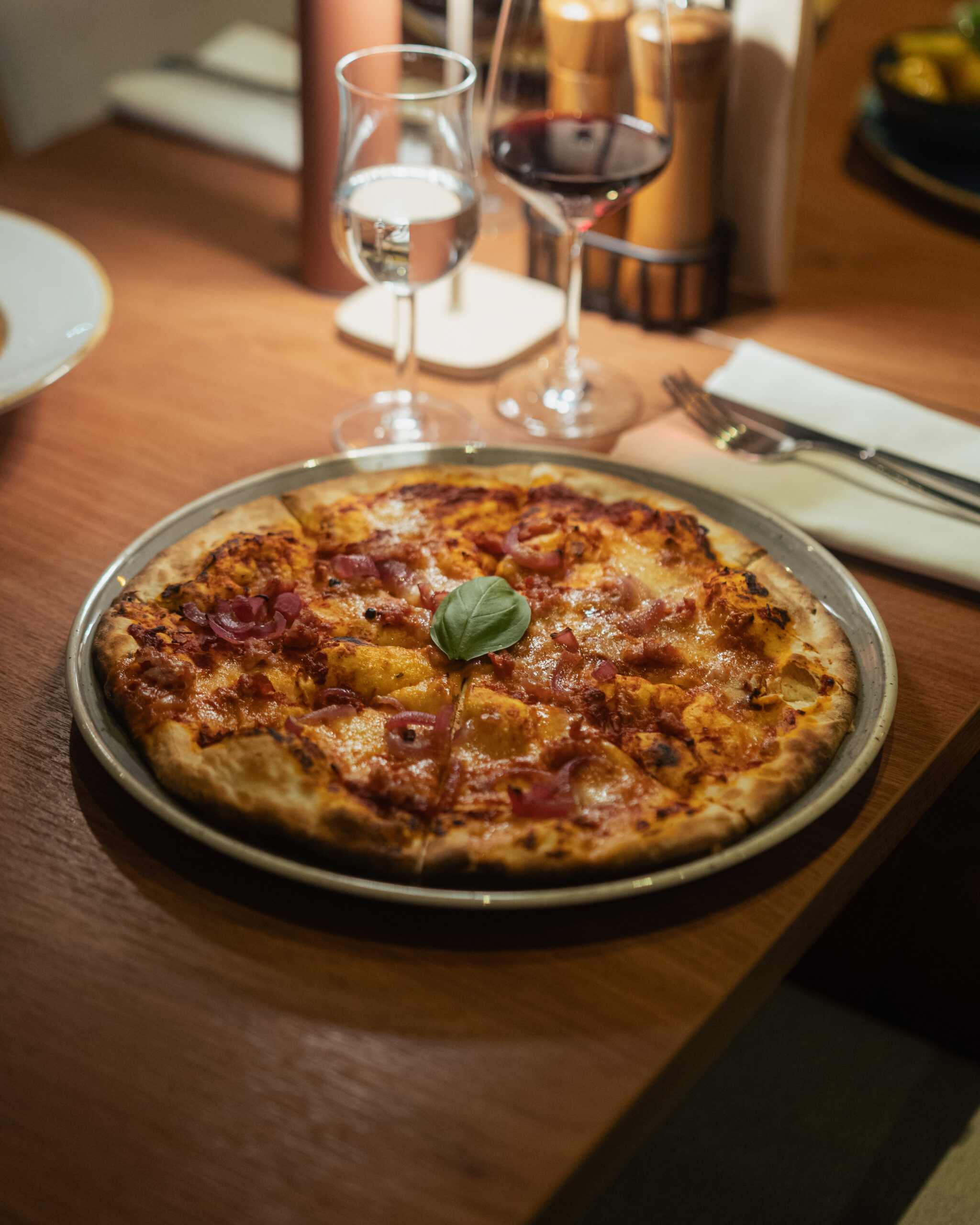 A pizza from Cucina da Nina in Fleming Muenchen