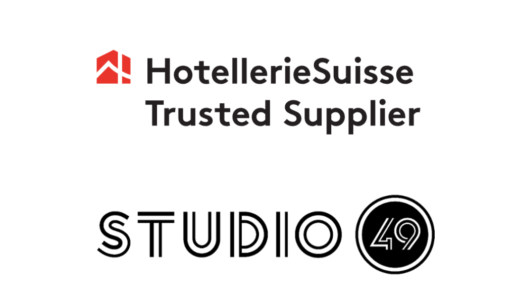 Logo HotellerieSuisse Trusted Partner für Spezialangebot für Mitglieder der HotellerieSuisse
