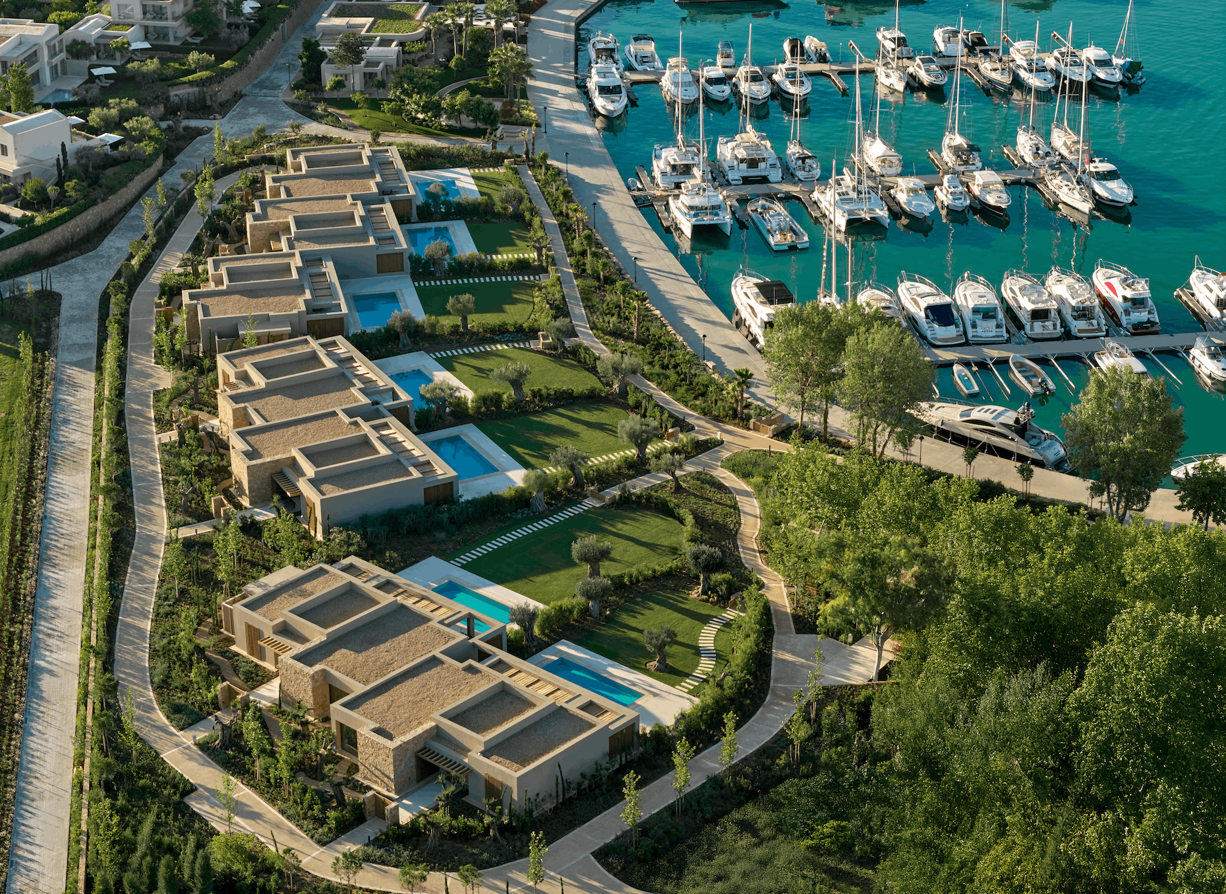 Sani Ikos Resort from above - social listening for hotels